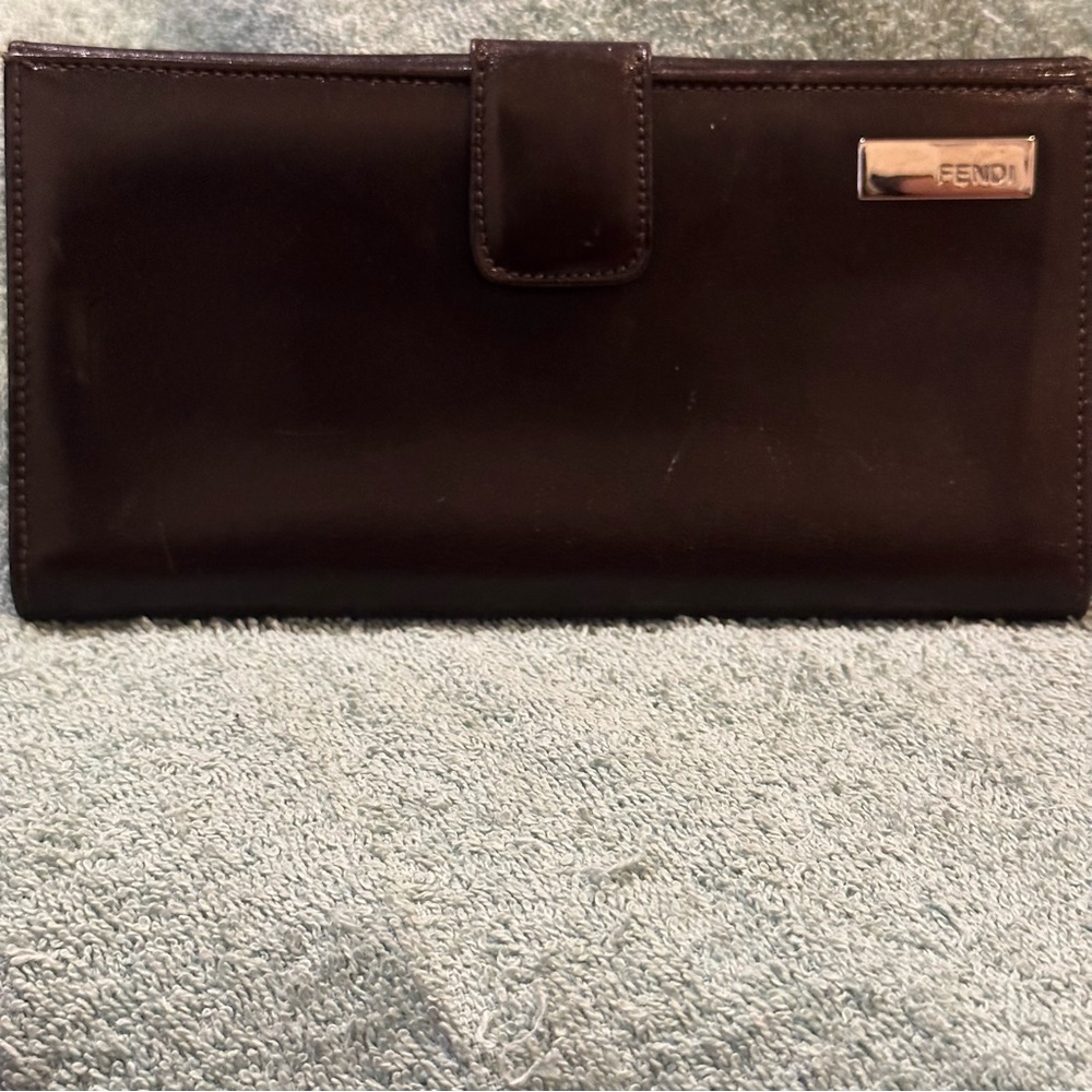 Authentic Fendi Dark Brown Wallet